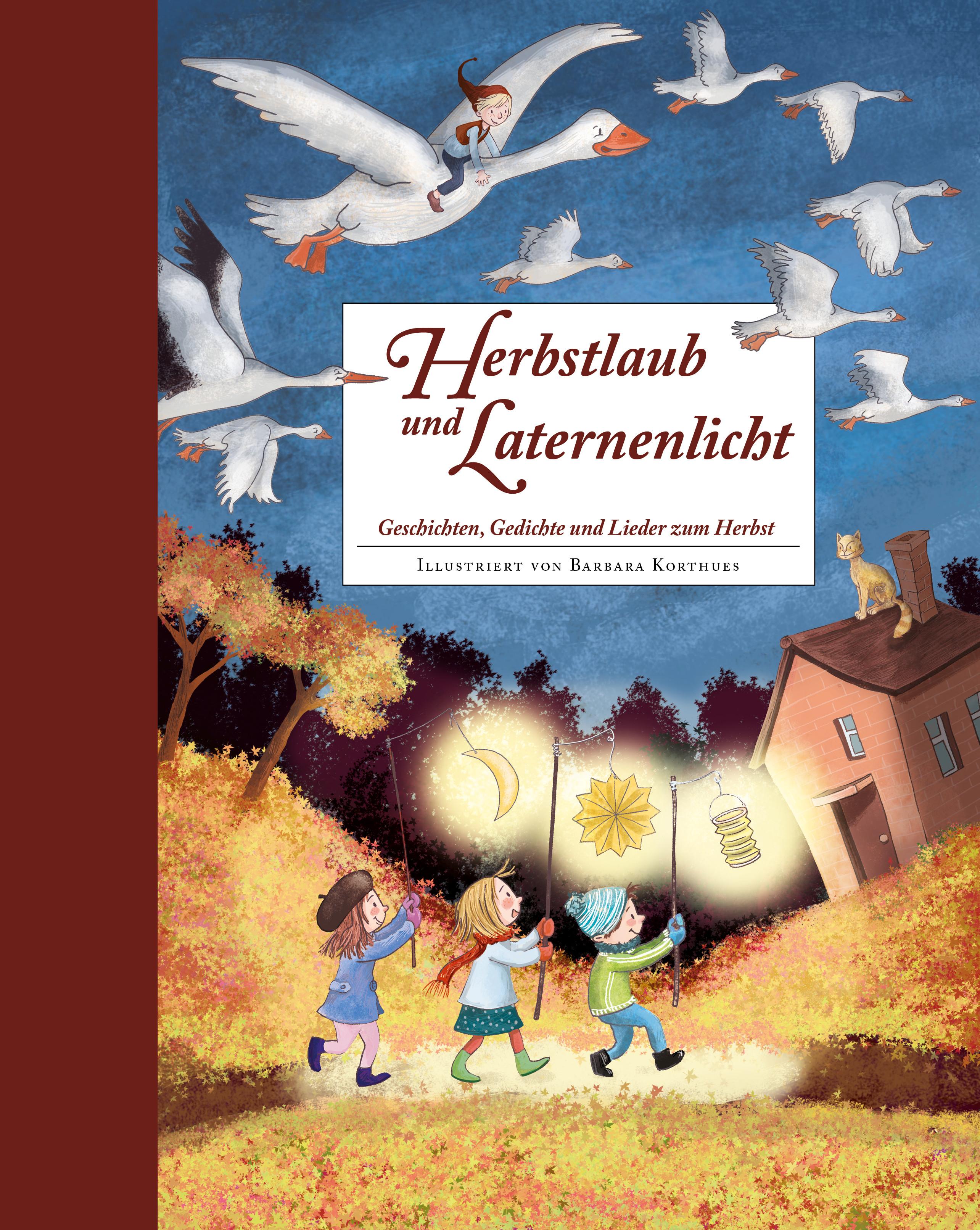 Vorderes Coverbild Herbstlaub und Laternenlicht