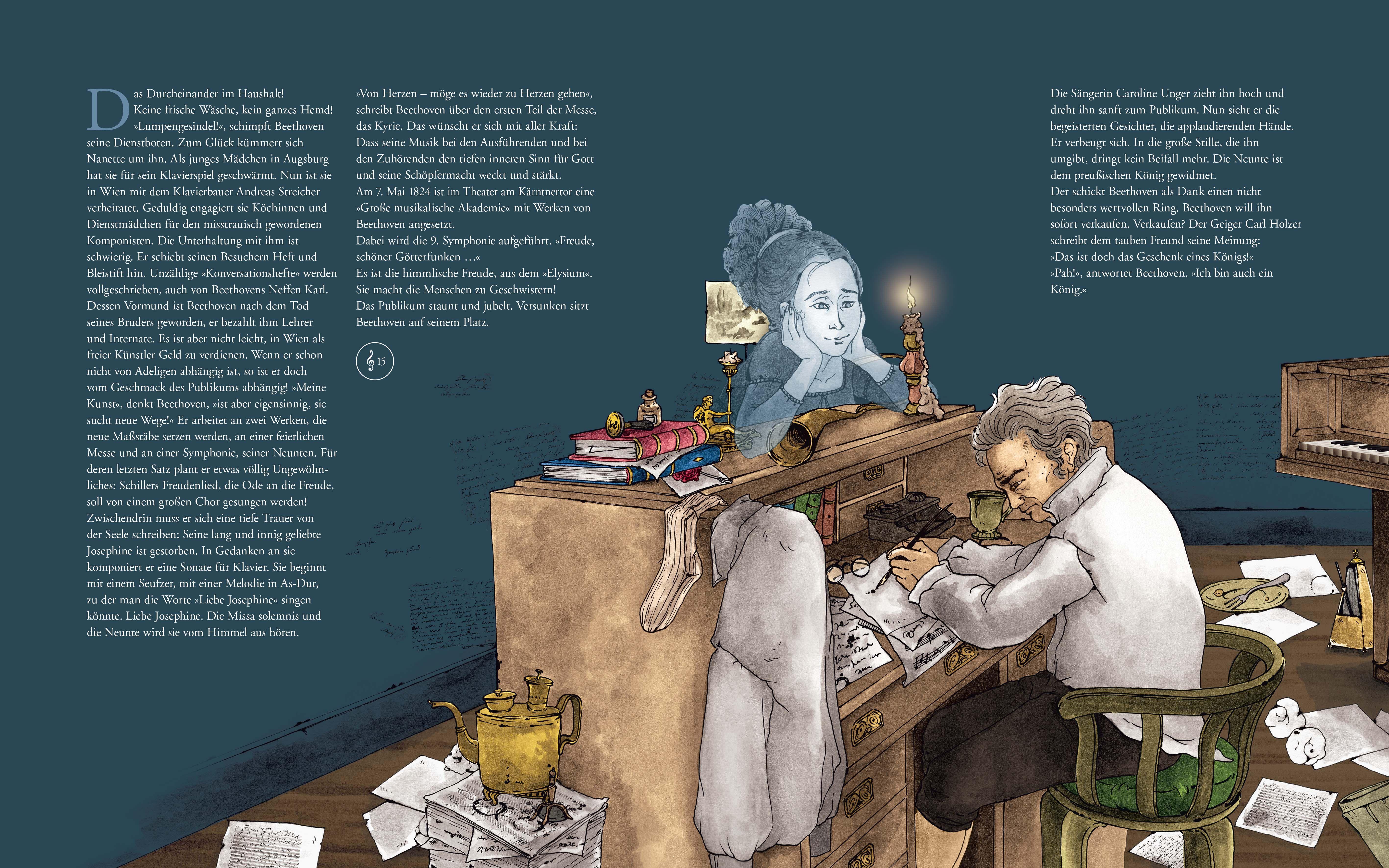 Beispielinhalt (Bild) Beethoven (Das musikalische Bilderbuch mit CD und zum Streamen)