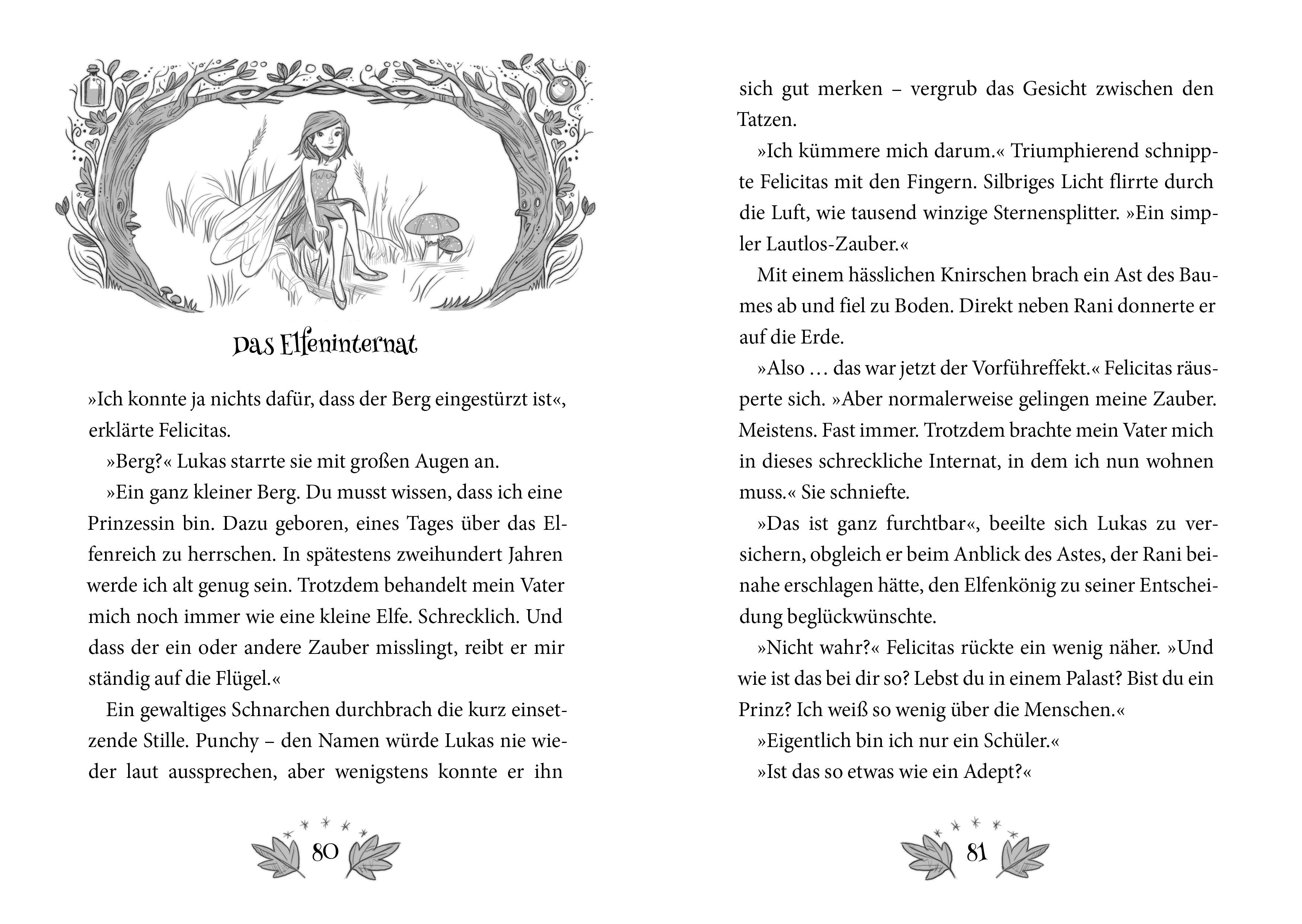 Beispielinhalt (Bild) Flüsterwald - Das Abenteuer beginnt (Flüsterwald, Staffel I, Bd. 1)