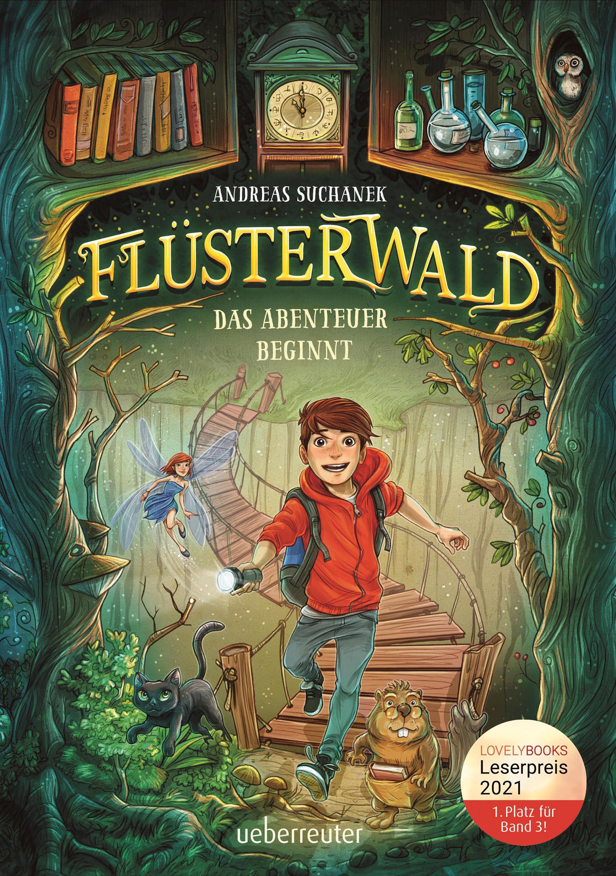 Vorderes Coverbild Flüsterwald - Das Abenteuer beginnt (Flüsterwald, Staffel I, Bd. 1)