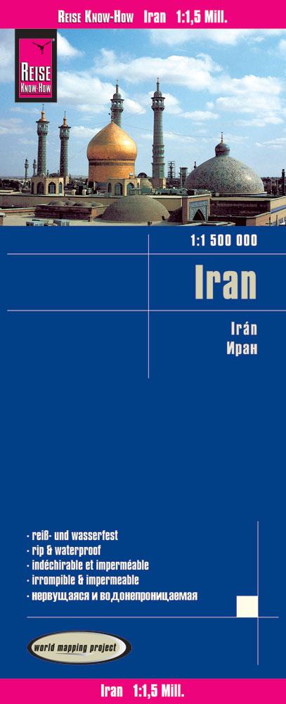 Vorderes Coverbild Reise Know-How Landkarte Iran 1 : 1.500.000