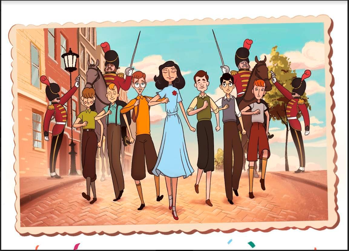 Beispielinhalt (Bild) Wo ist Anne Frank - Eine Graphic Novel