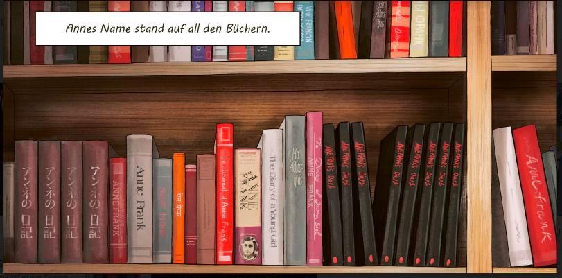 Beispielinhalt (Bild) Wo ist Anne Frank - Eine Graphic Novel