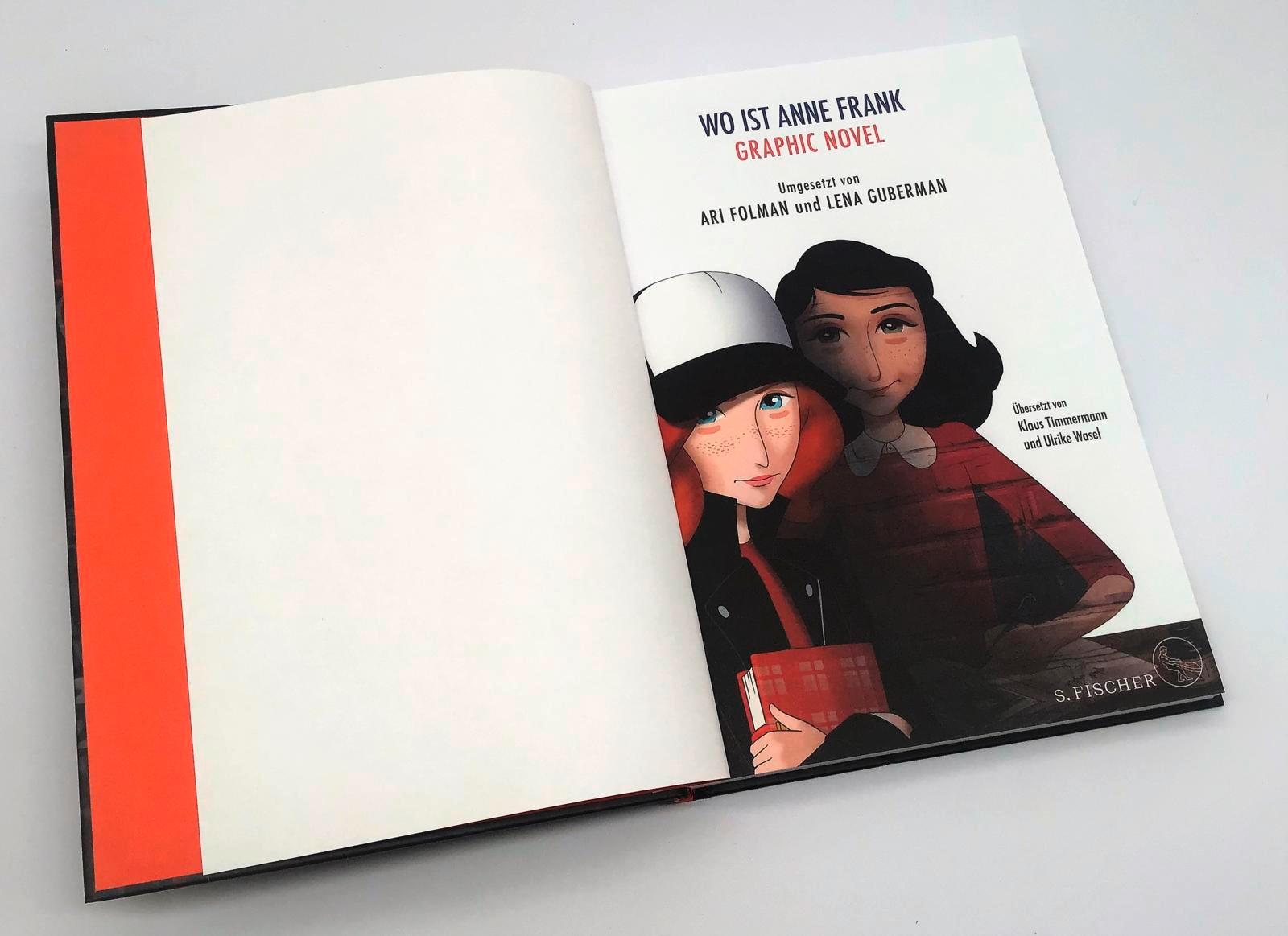 Beispielinhalt (Bild) Wo ist Anne Frank - Eine Graphic Novel