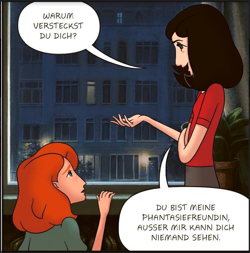 Beispielinhalt (Bild) Wo ist Anne Frank - Eine Graphic Novel