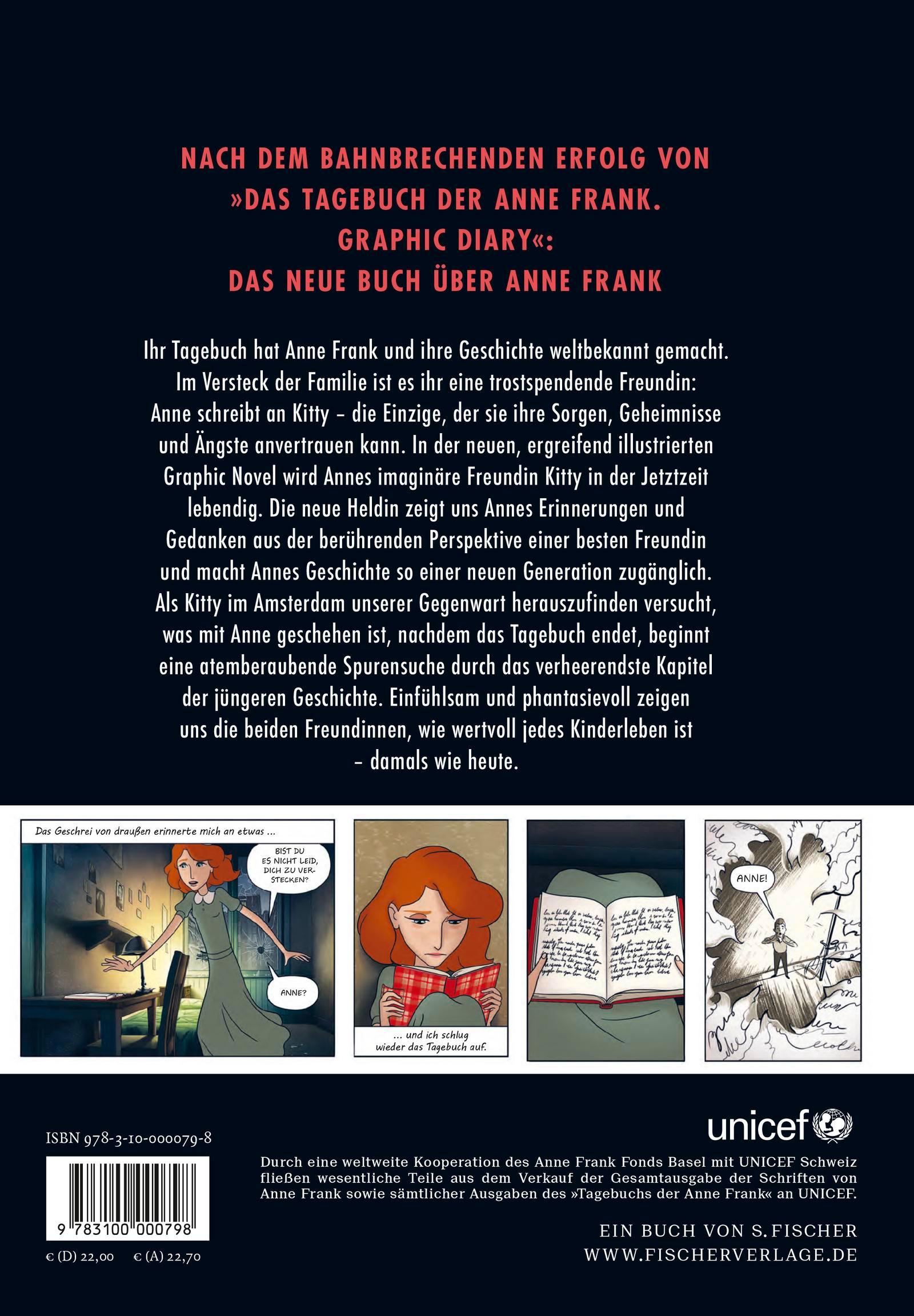 Rückseitencover Wo ist Anne Frank - Eine Graphic Novel