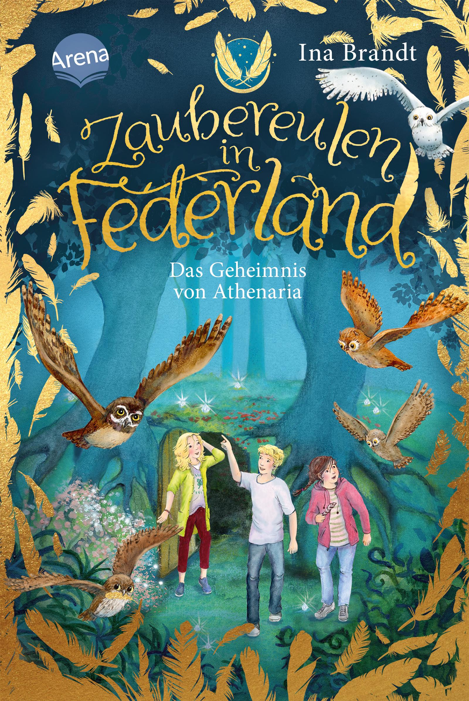 Vorderes Coverbild Zaubereulen in Federland   Das Geheimnis von Athenaria