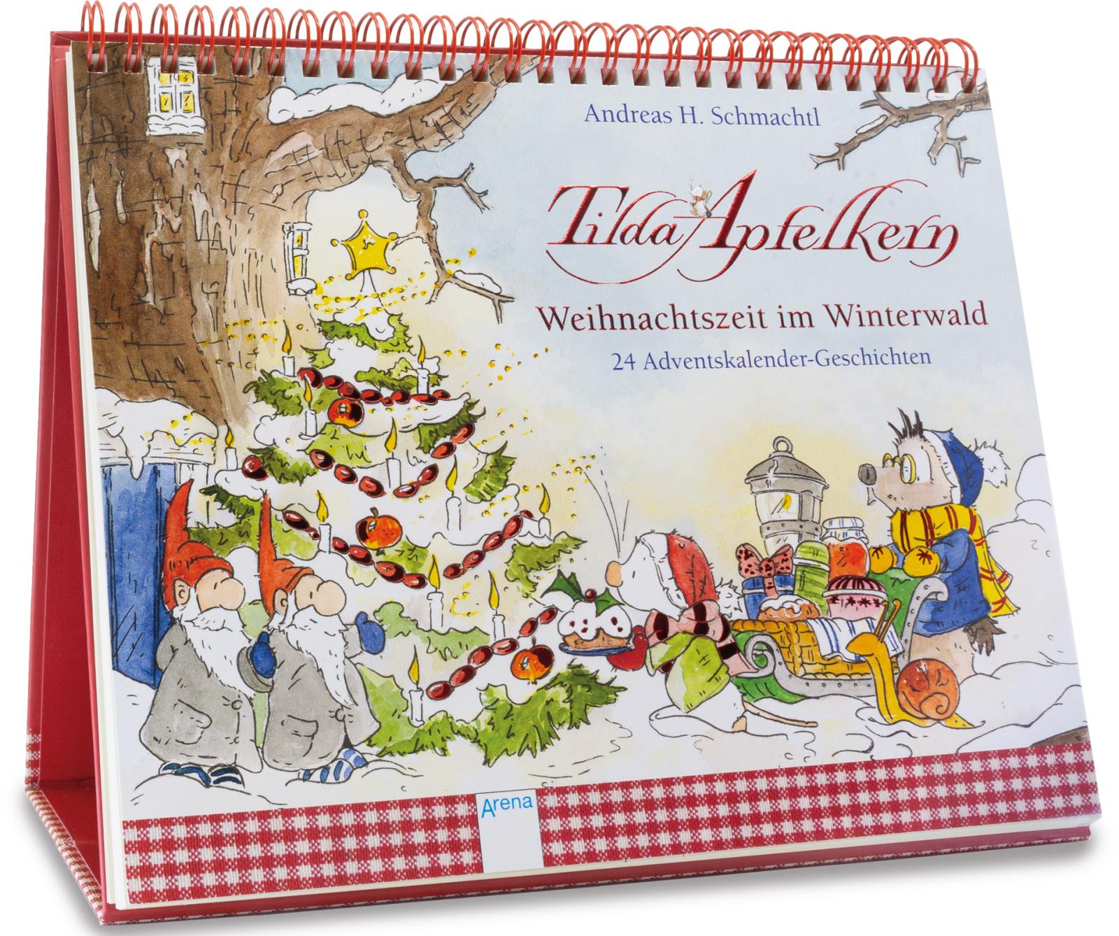 Vorderes Coverbild Tilda Apfelkern. Weihnachtszeit im Winterwald