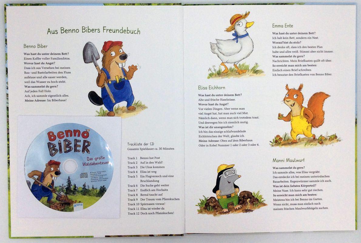 Beispielinhalt (Bild) Benno Biber. Das große Waldabenteuer