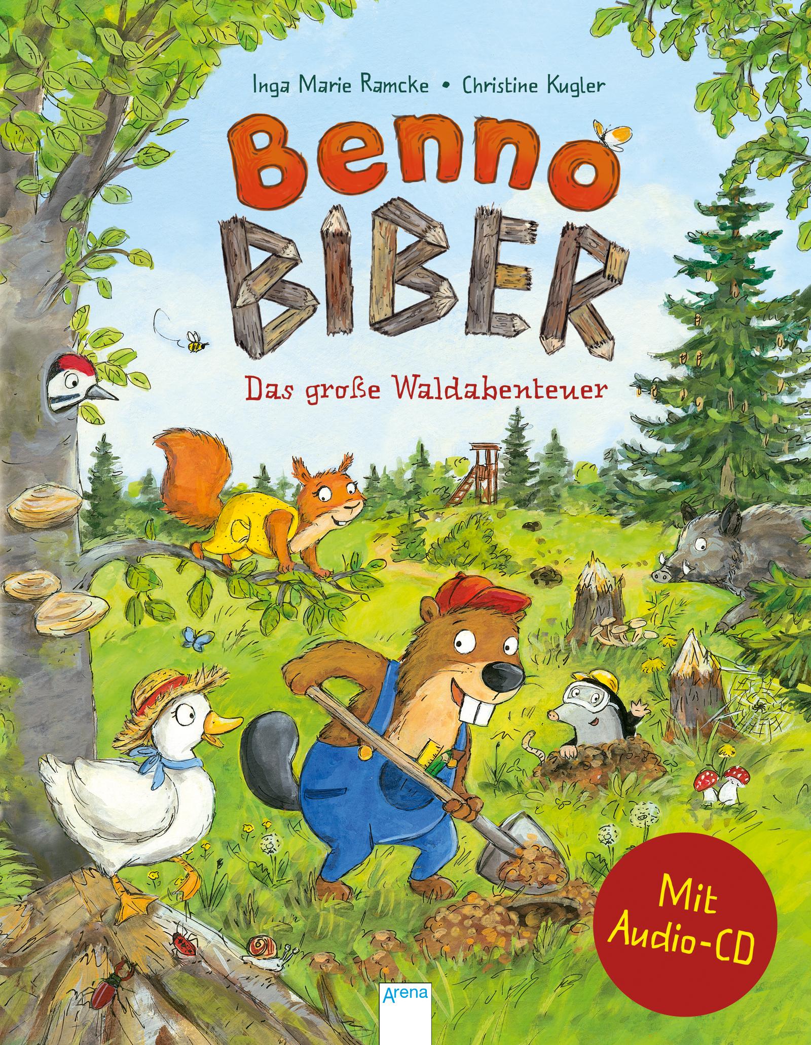 Vorderes Coverbild Benno Biber. Das große Waldabenteuer