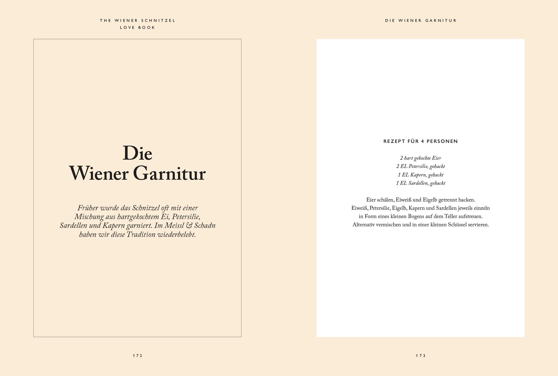 Beispielinhalt (Bild) The Wiener Schnitzel Love Book!