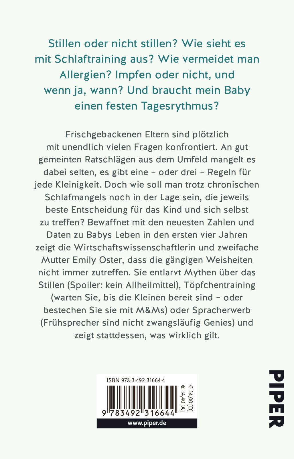 Rückseitencover Das einzig wahre Baby-Handbuch