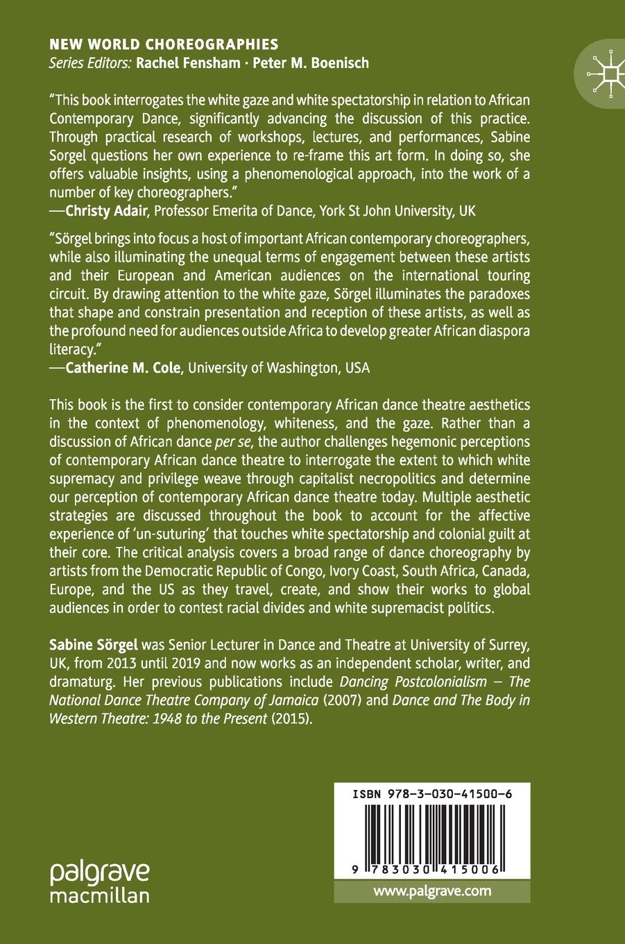 Rückseitencover Contemporary African Dance Theatre