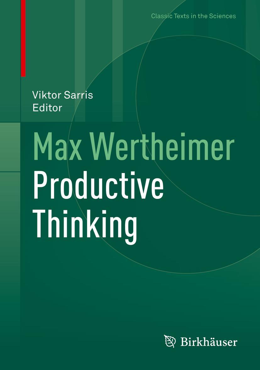 Vorderes Coverbild Max Wertheimer Productive Thinking