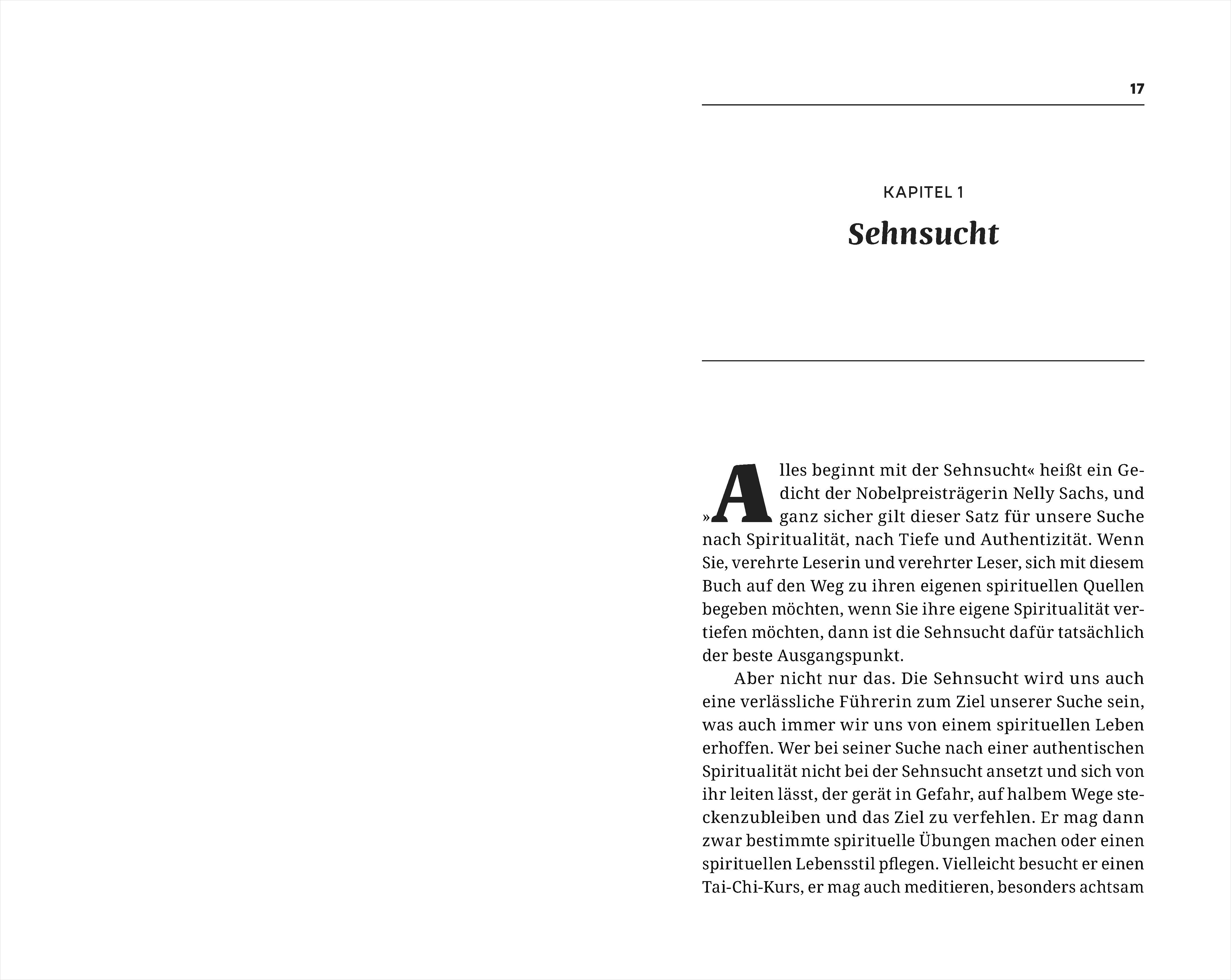Beispielinhalt (Bild) Die Kunst, unserer Sehnsucht zu folgen