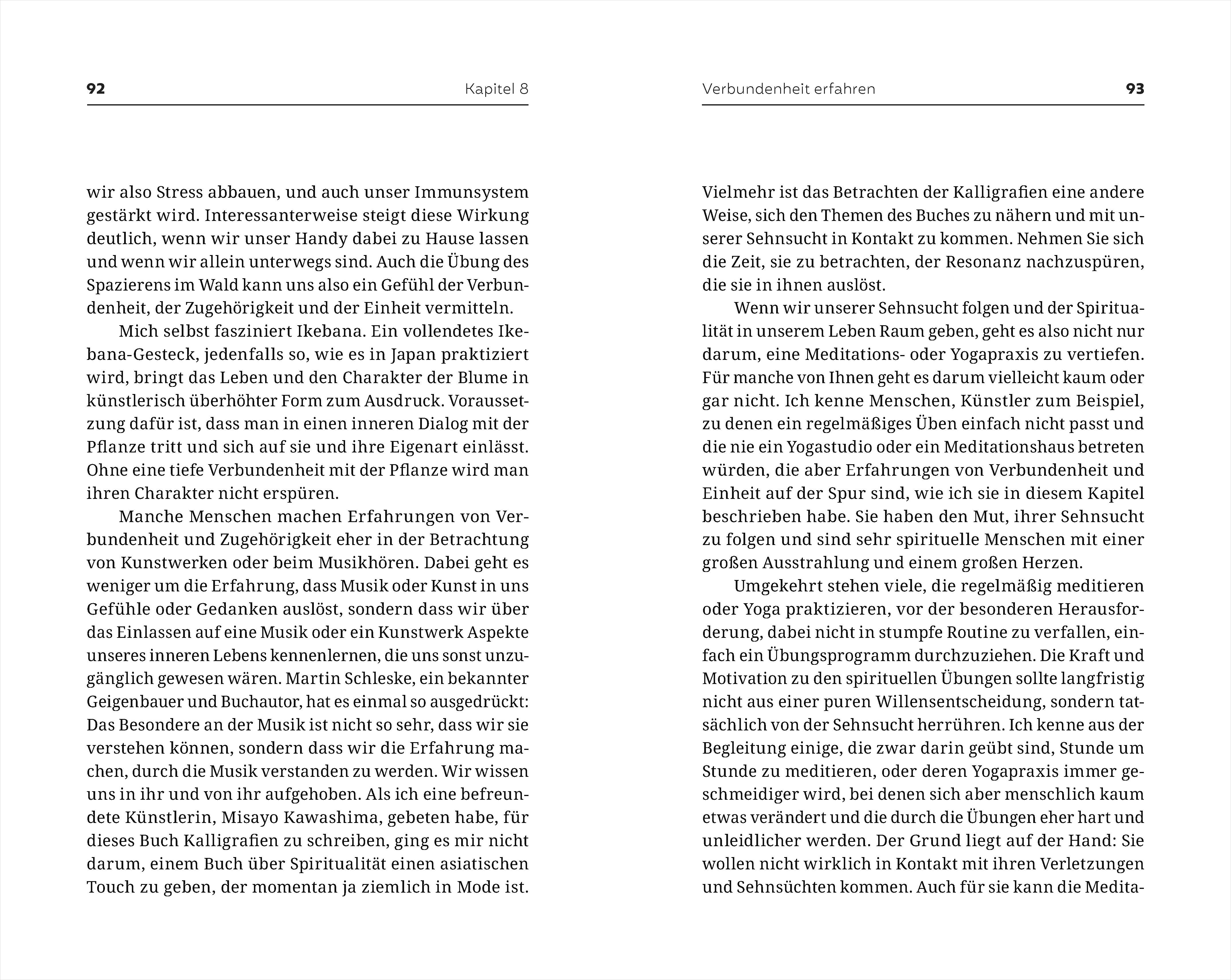 Beispielinhalt (Bild) Die Kunst, unserer Sehnsucht zu folgen