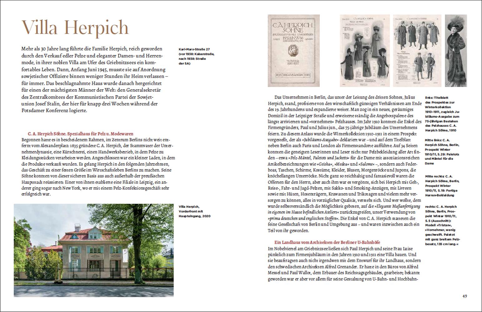 Beispielinhalt (Bild) Die Villen am Griebnitzsee und ihre Geschichte