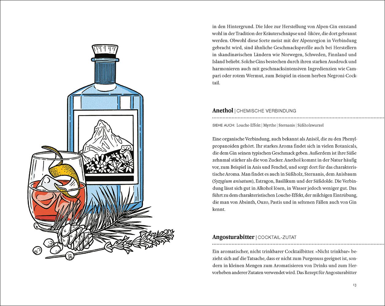 Beispielinhalt (Bild) Das Gin-Buch