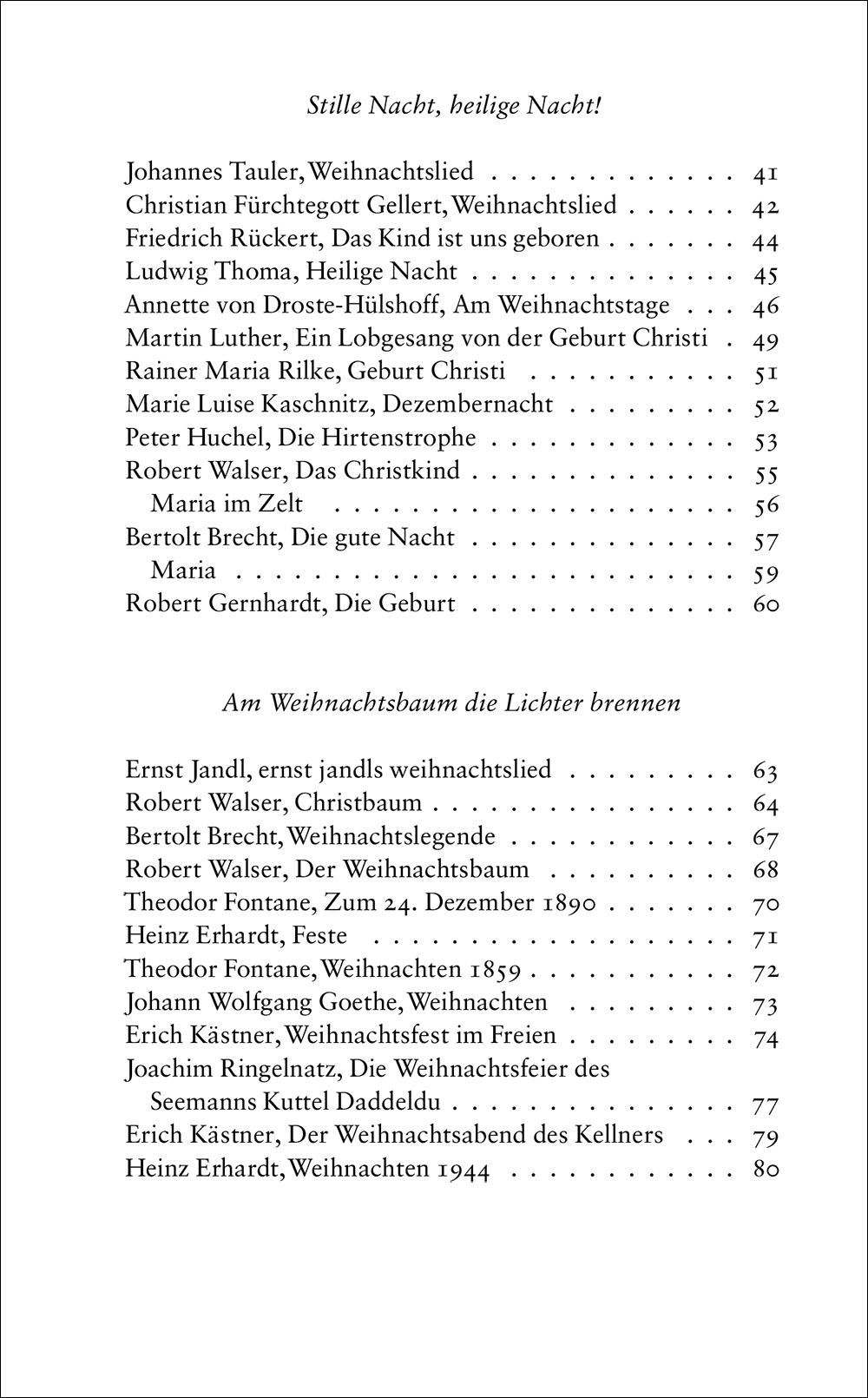 Beispielinhalt (Bild) Die schönsten Weihnachtsgedichte