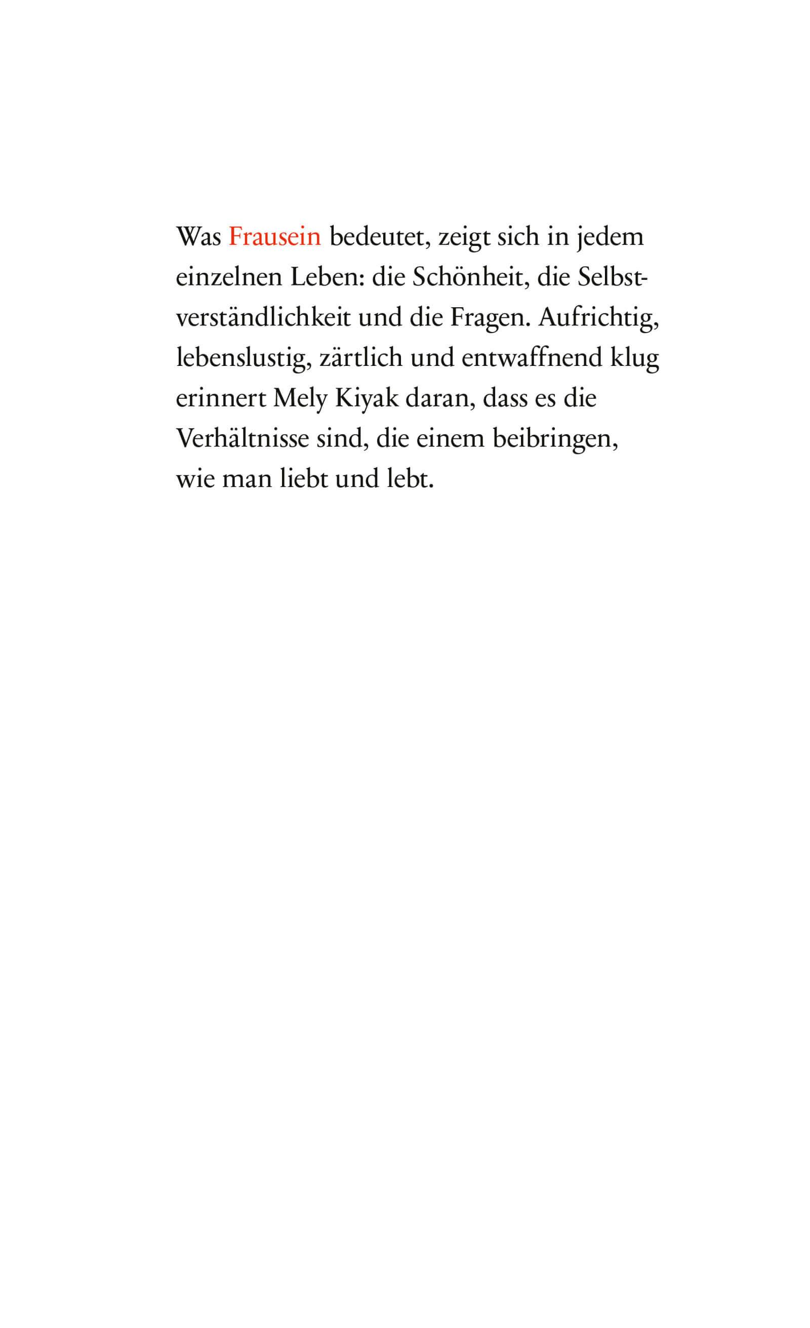 Beispielinhalt (Bild) Frausein