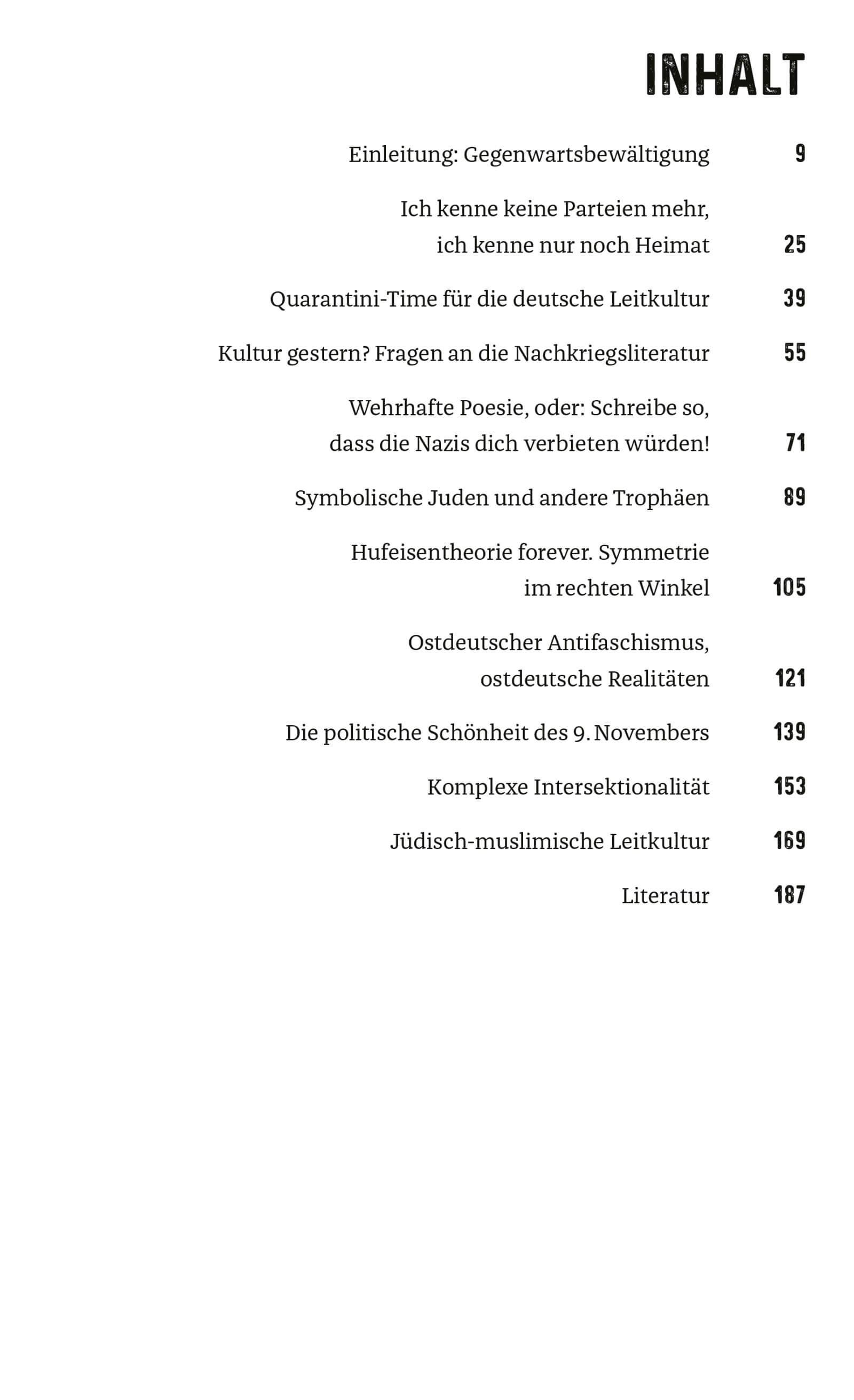 Beispielinhalt (Bild) Gegenwartsbewältigung