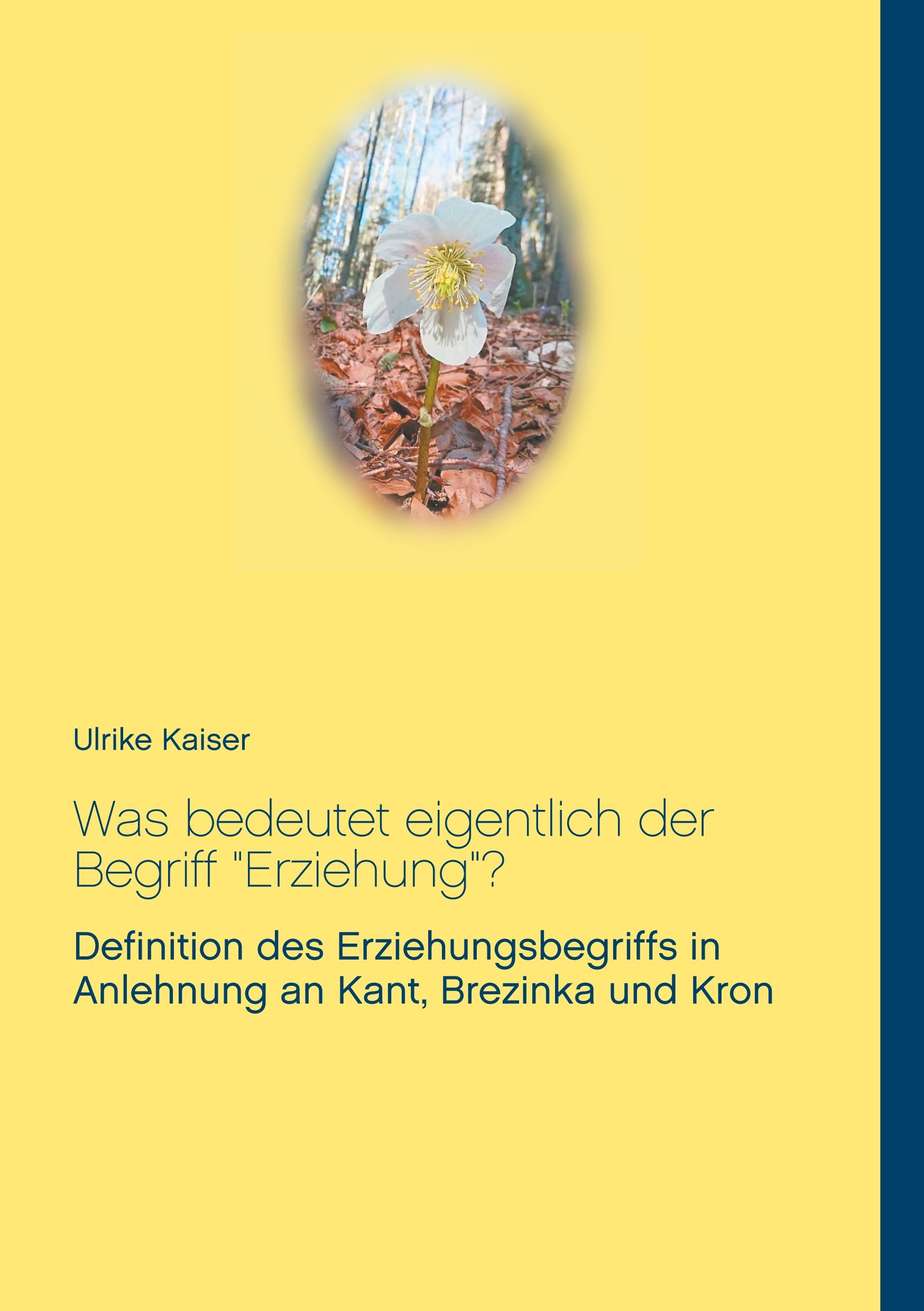 Vorderes Coverbild Was bedeutet eigentlich der Begriff "Erziehung"?