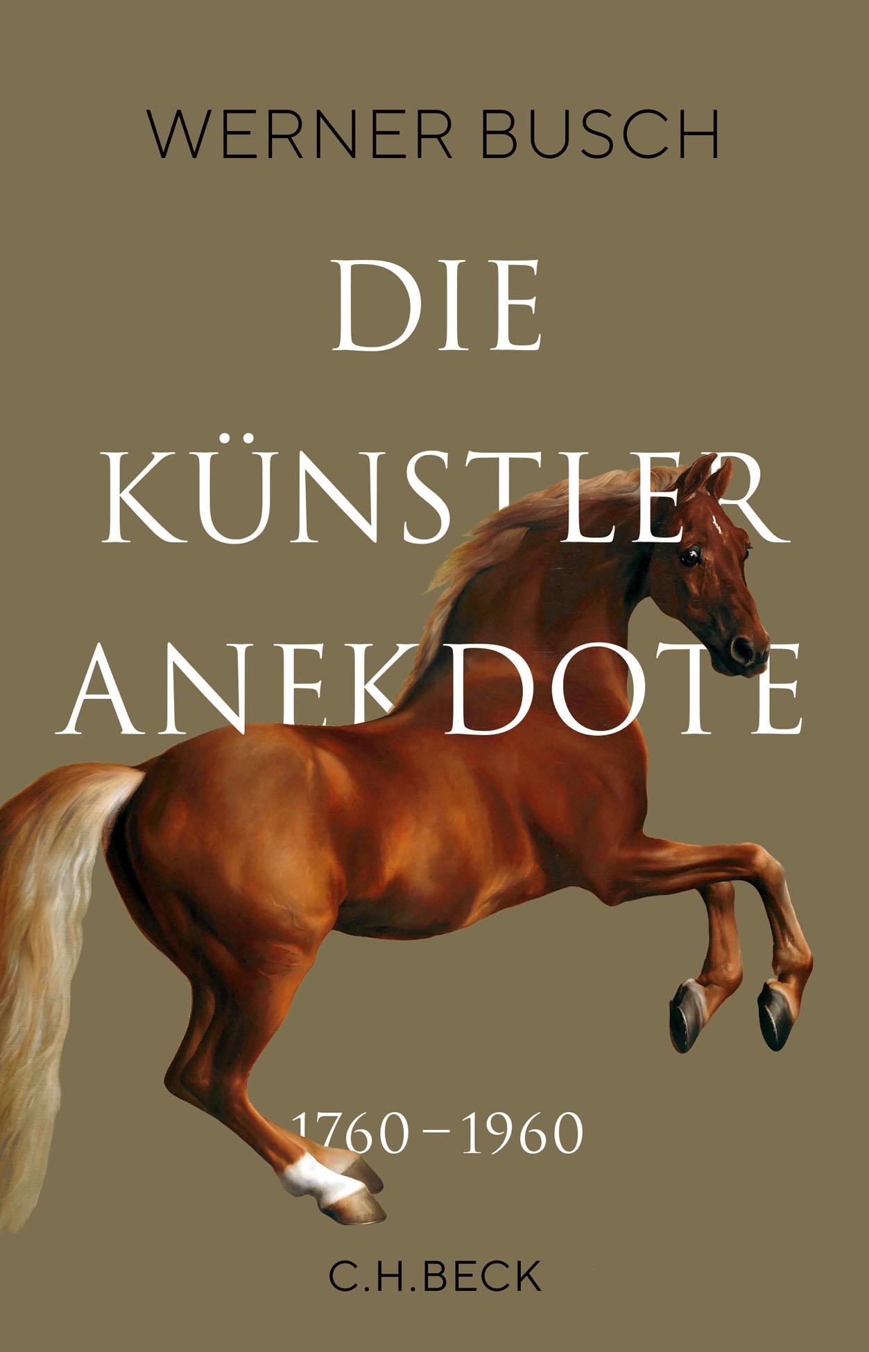 Vorderes Coverbild Die Künstleranekdote 1760-1960