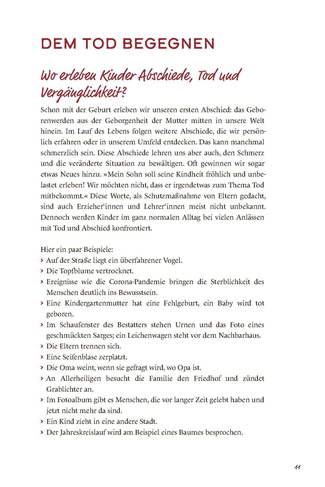 Beispielinhalt (Bild) Für immer anders