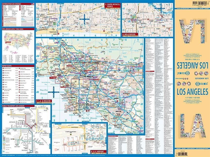 Beispielinhalt (Bild) Los Angeles 1 : 17 000 / 1 : 60 000