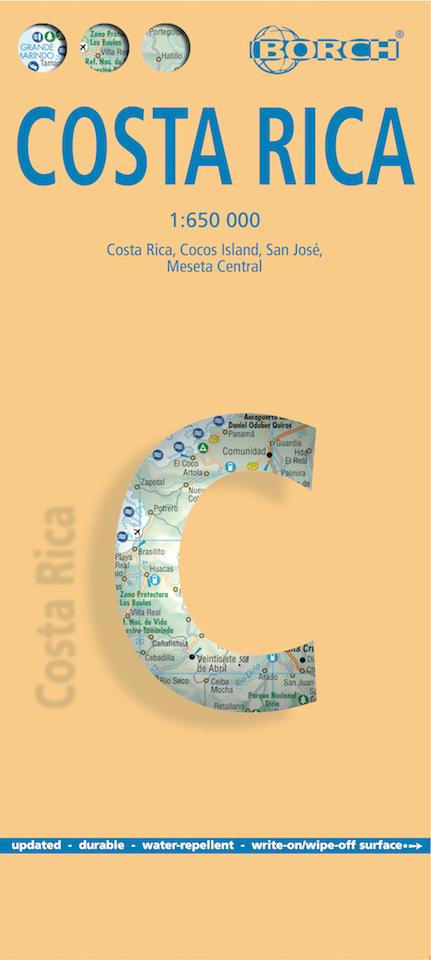 Vorderes Coverbild Costa Rica 1 : 650 000