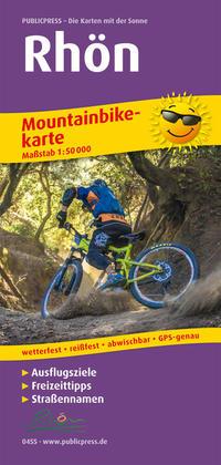 Vorderes Coverbild Mountainbikekarte Rhön 1 : 50 000