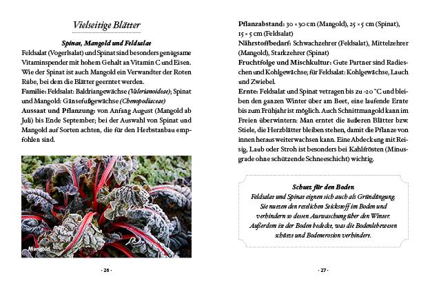 Beispielinhalt (Bild) Das kleine Buch: Wintergemüse