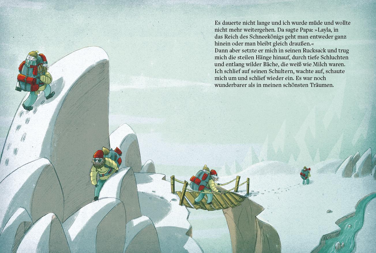 Beispielinhalt (Bild) Layla im Reich des Schneekönigs