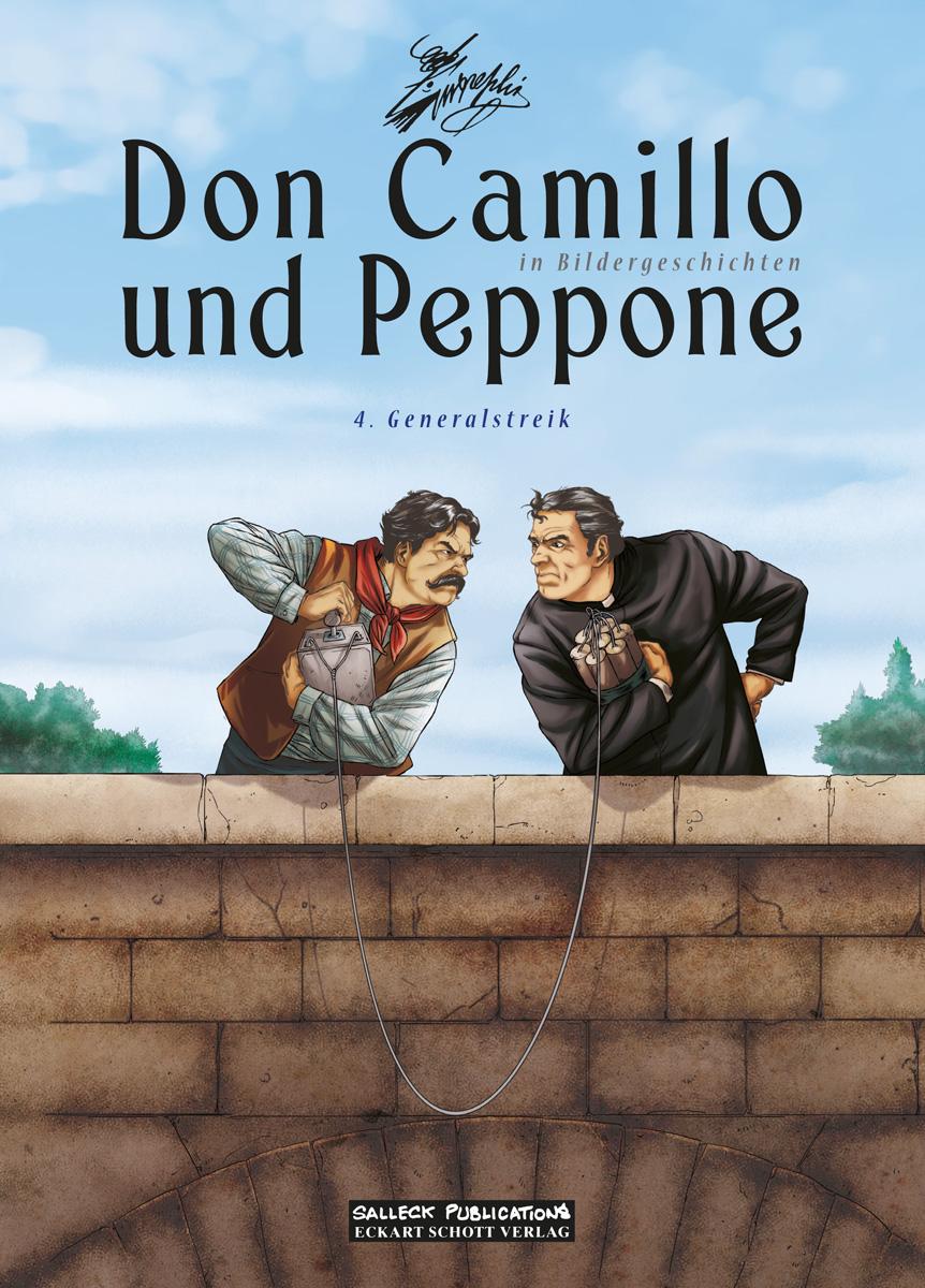 Vorderes Coverbild Don Camillo und Peppone in Bildergeschichten