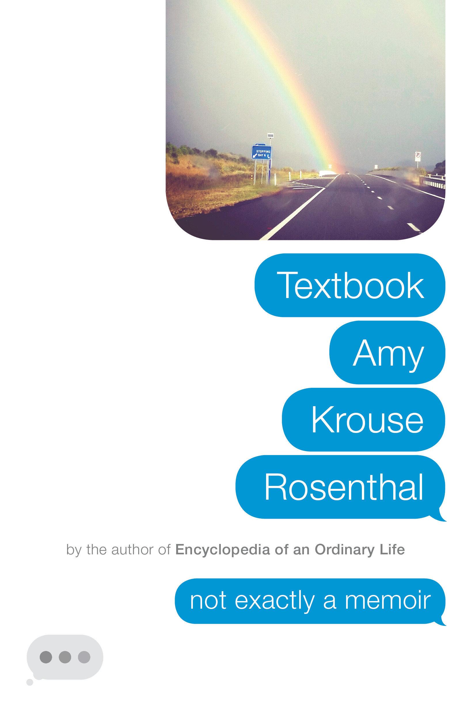 Vorderes Coverbild Textbook Amy Krouse Rosenthal