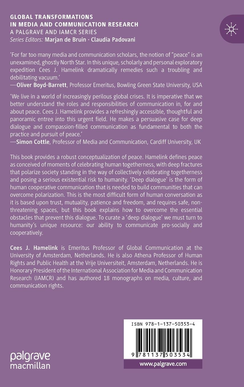 Rückseitencover Communication and Peace