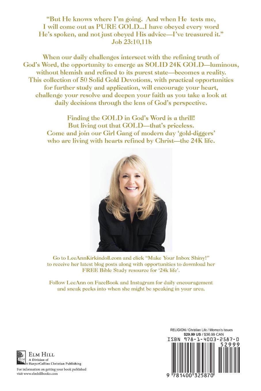 Rückseitencover The 24k Life