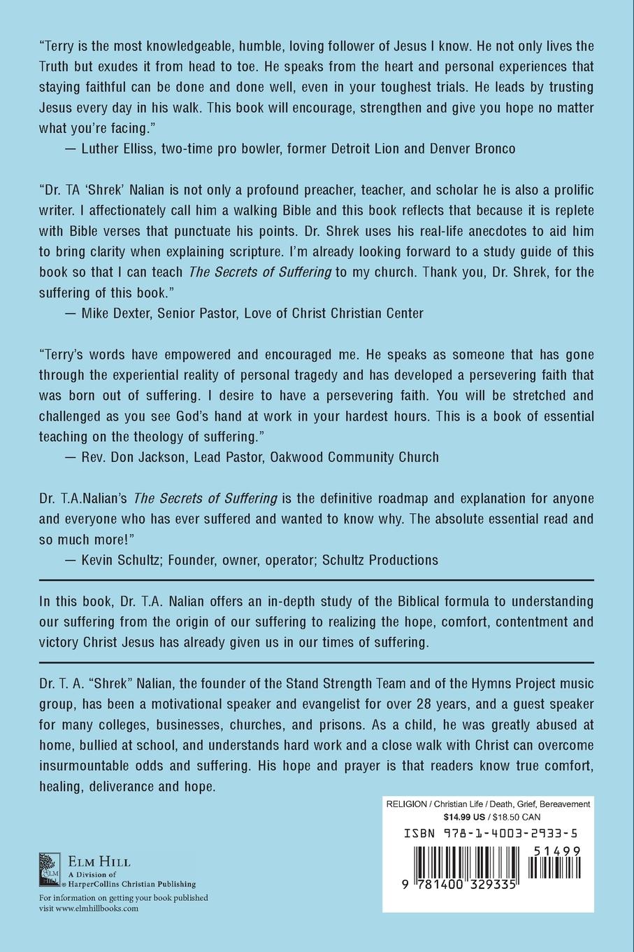 Rückseitencover The Secrets of Suffering