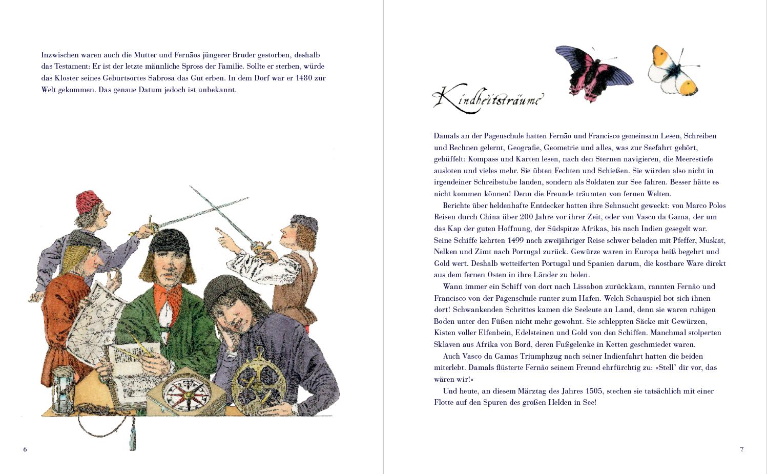 Beispielinhalt (Bild) Fernando Magellan