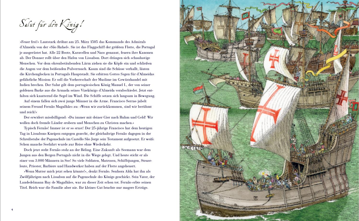 Beispielinhalt (Bild) Fernando Magellan