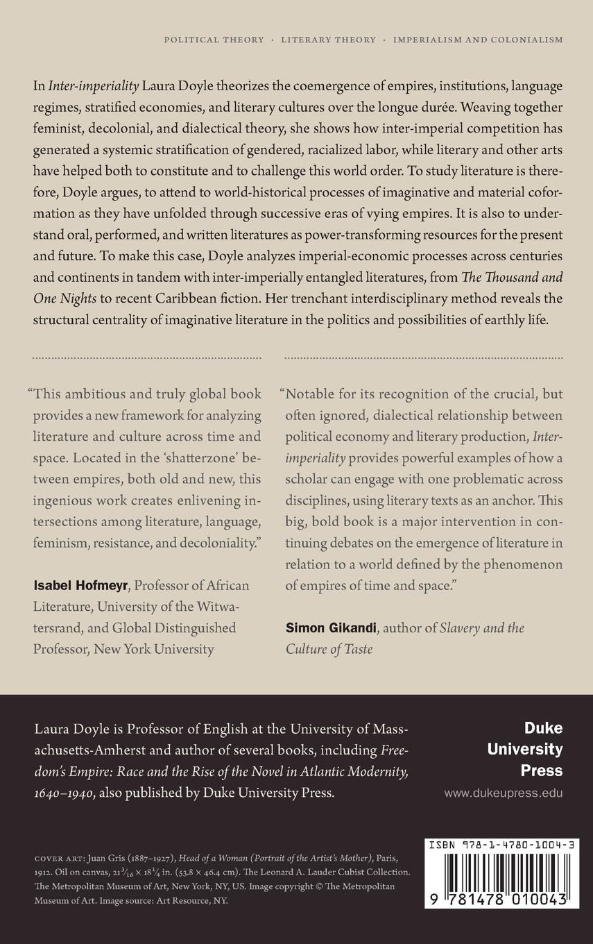 Rückseitencover Inter-imperiality