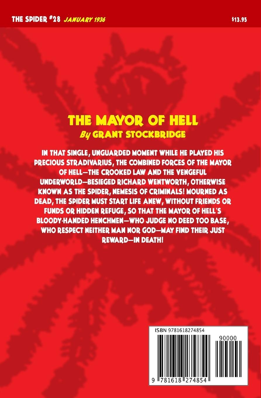 Rückseitencover The Spider #28: The Mayor of Hell