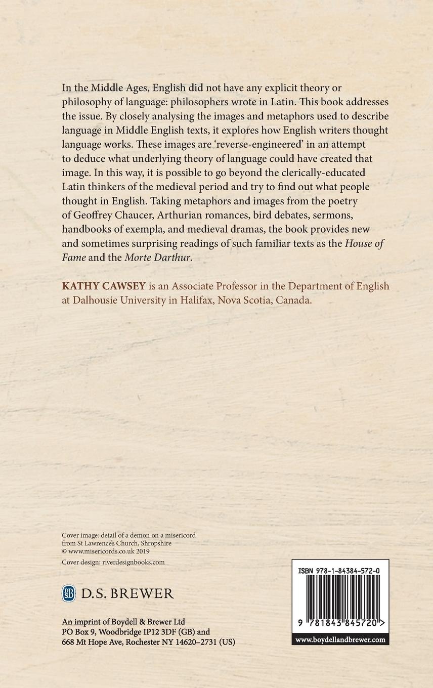 Rückseitencover Images of Language in Middle English Vernacular Writings