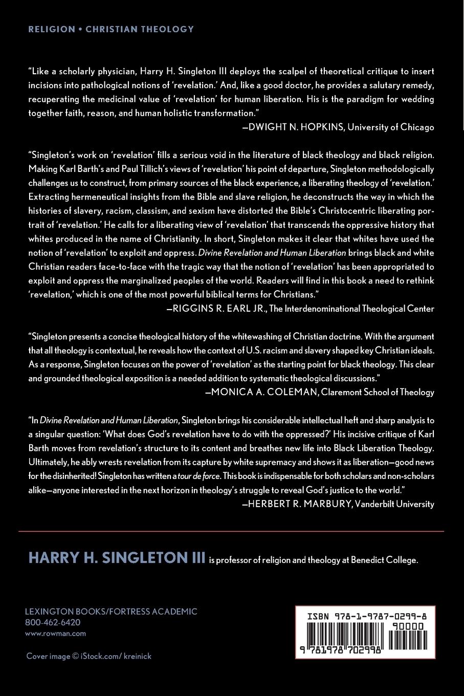 Rückseitencover Divine Revelation and Human Liberation