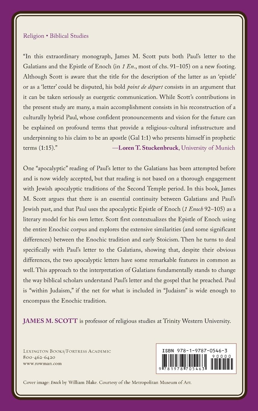 Rückseitencover Apocalyptic Letter to the Galatians