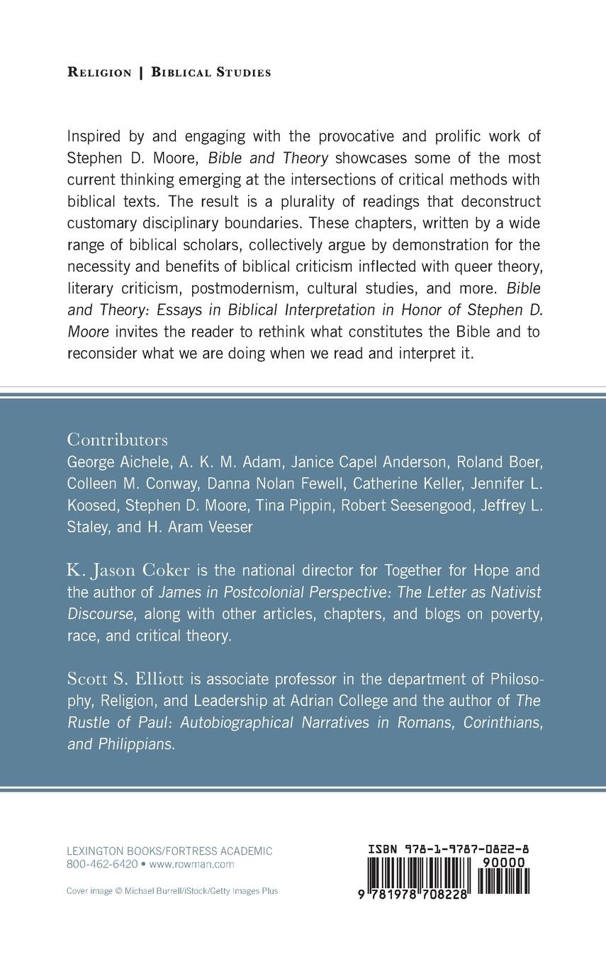 Rückseitencover Bible and Theory