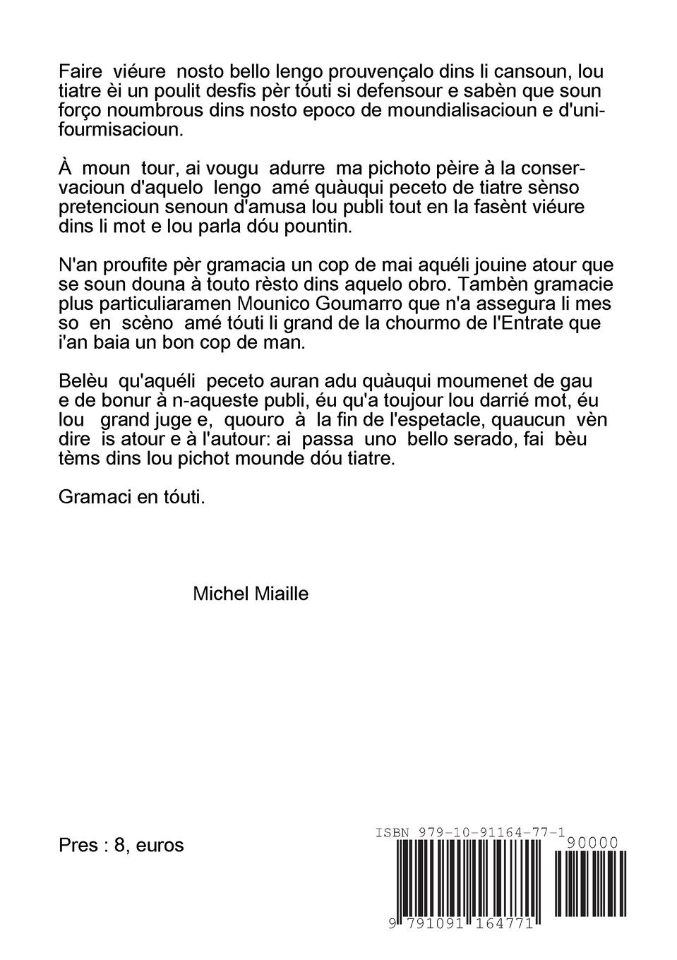 Rückseitencover Tiatre pèr li jouine