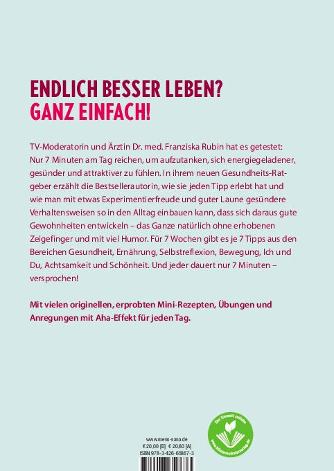 Rückseitencover 7 Minuten am Tag