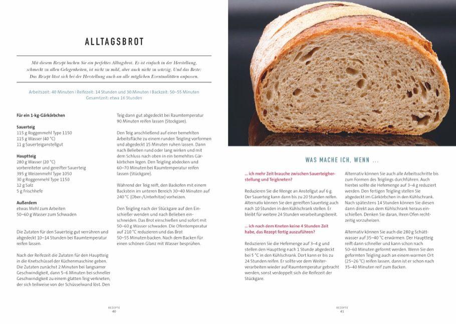 Beispielinhalt (Bild) Brotback-Planer