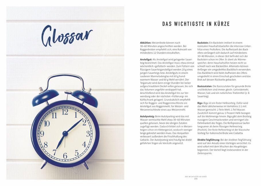 Beispielinhalt (Bild) Brotback-Planer